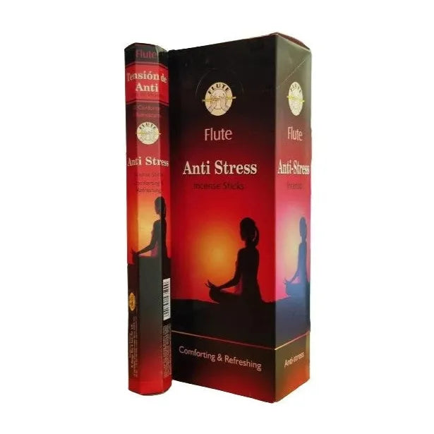 Anti Stress Flute Incence Stik-Lotus Crystal