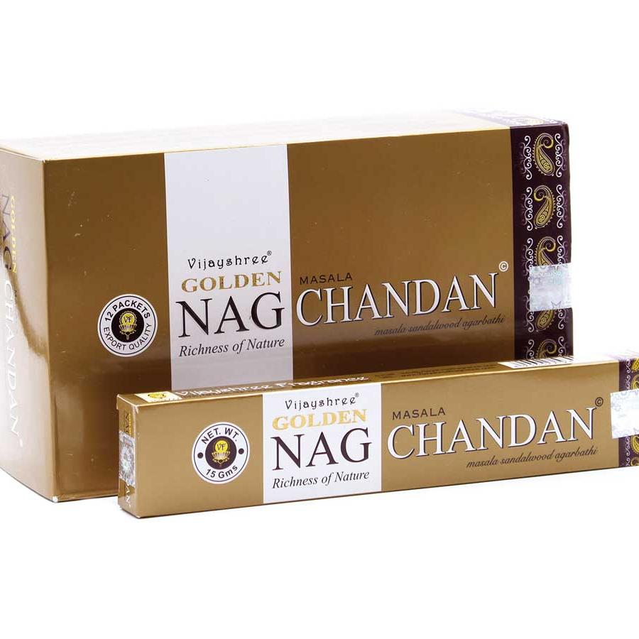 Golden Nag Chandan-Lotus Crystal