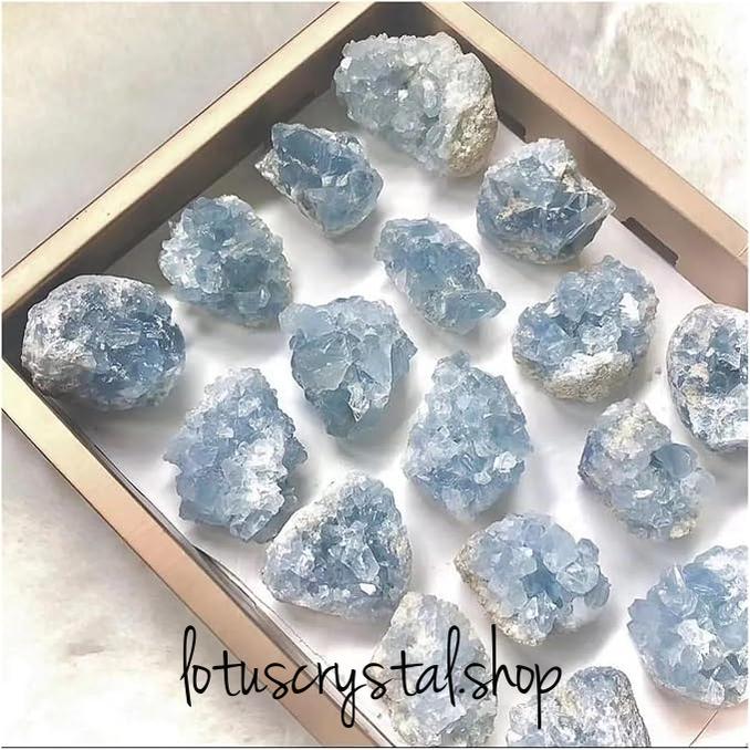 Σελεστίτης – Κομμάτια 60-70g Cluster-Lotus Crystal