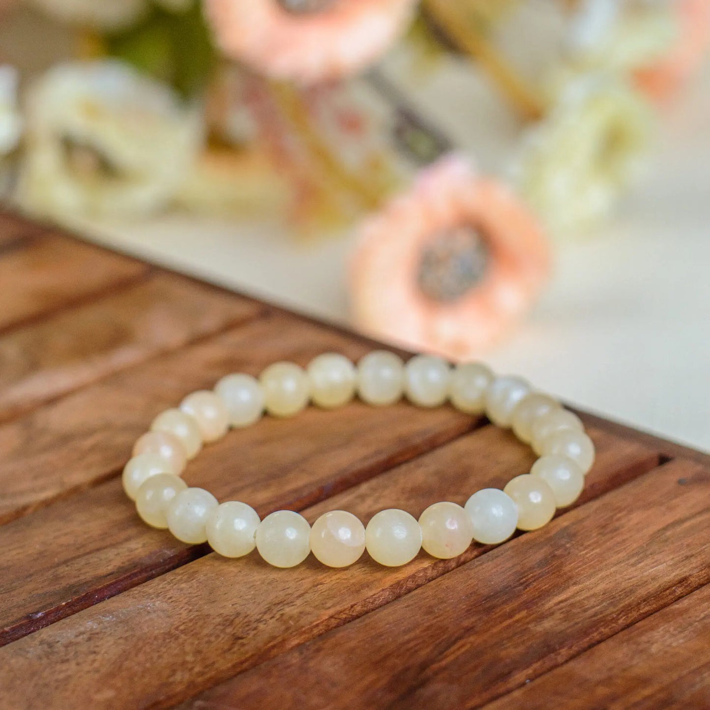 Βραχιόλι κίτρινος καλσίτης – Ενέργεια, αυτοπεποίθηση &αισιοδοξία-Lotus Crystal