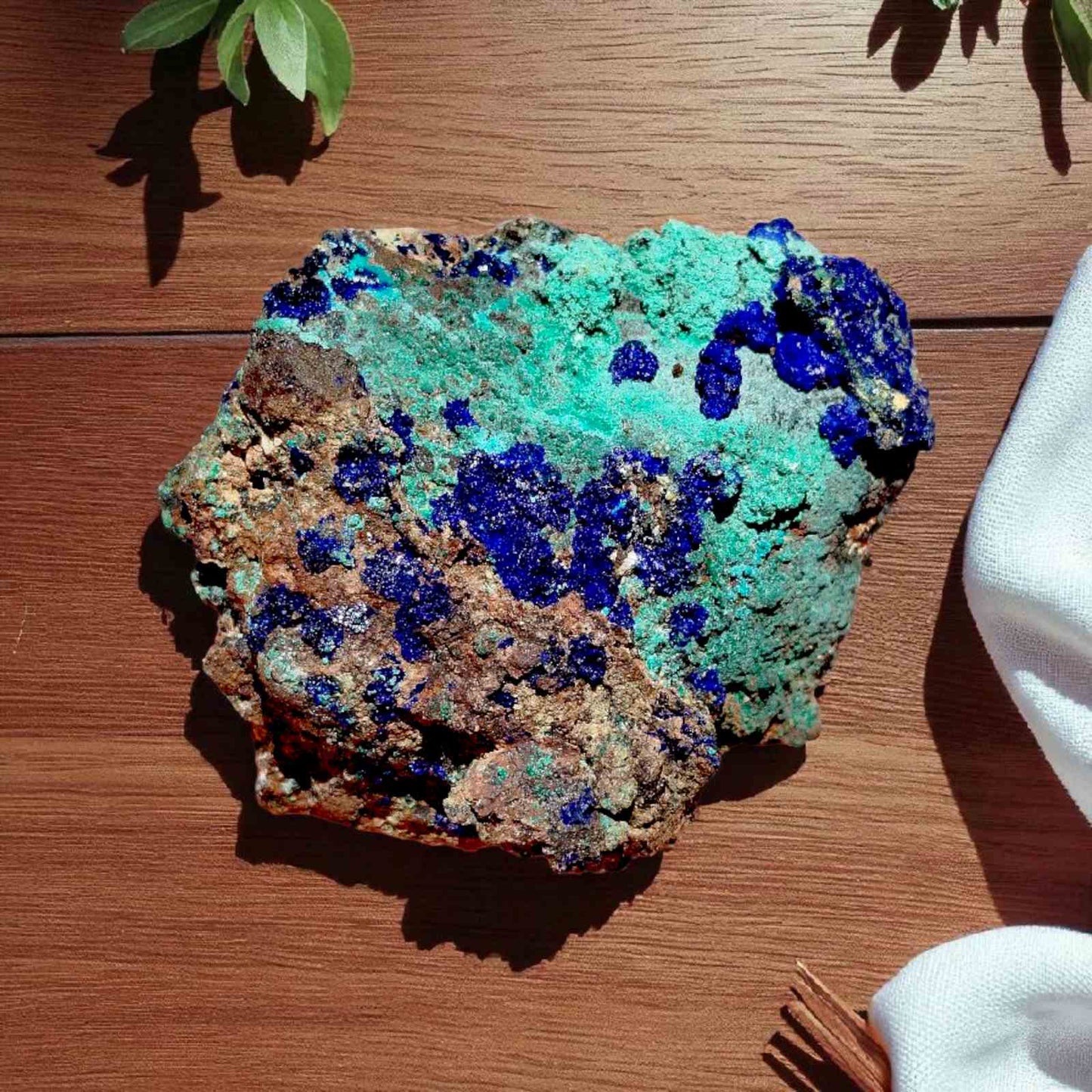 Azurite with Malachite – Raw Piece 70g