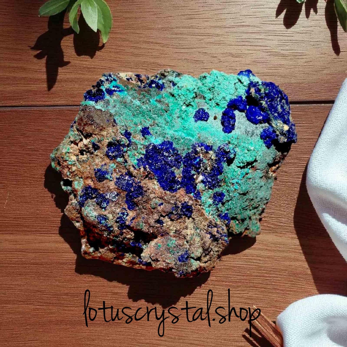 Αζουρίτης με Μαλαχίτη – Ακατέργαστο Κομμάτι 70g-Lotus Crystal