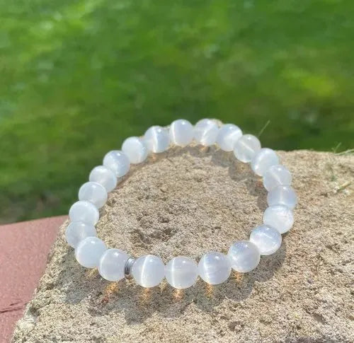 Βραχιόλι Σεληνίτη – Καθαρότητα, Εξαγνισμός & Ενεργειακή Προστασία