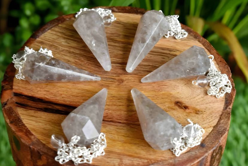 Εκκρεμές με Κρύσταλλο Χαλαζία Καπνία