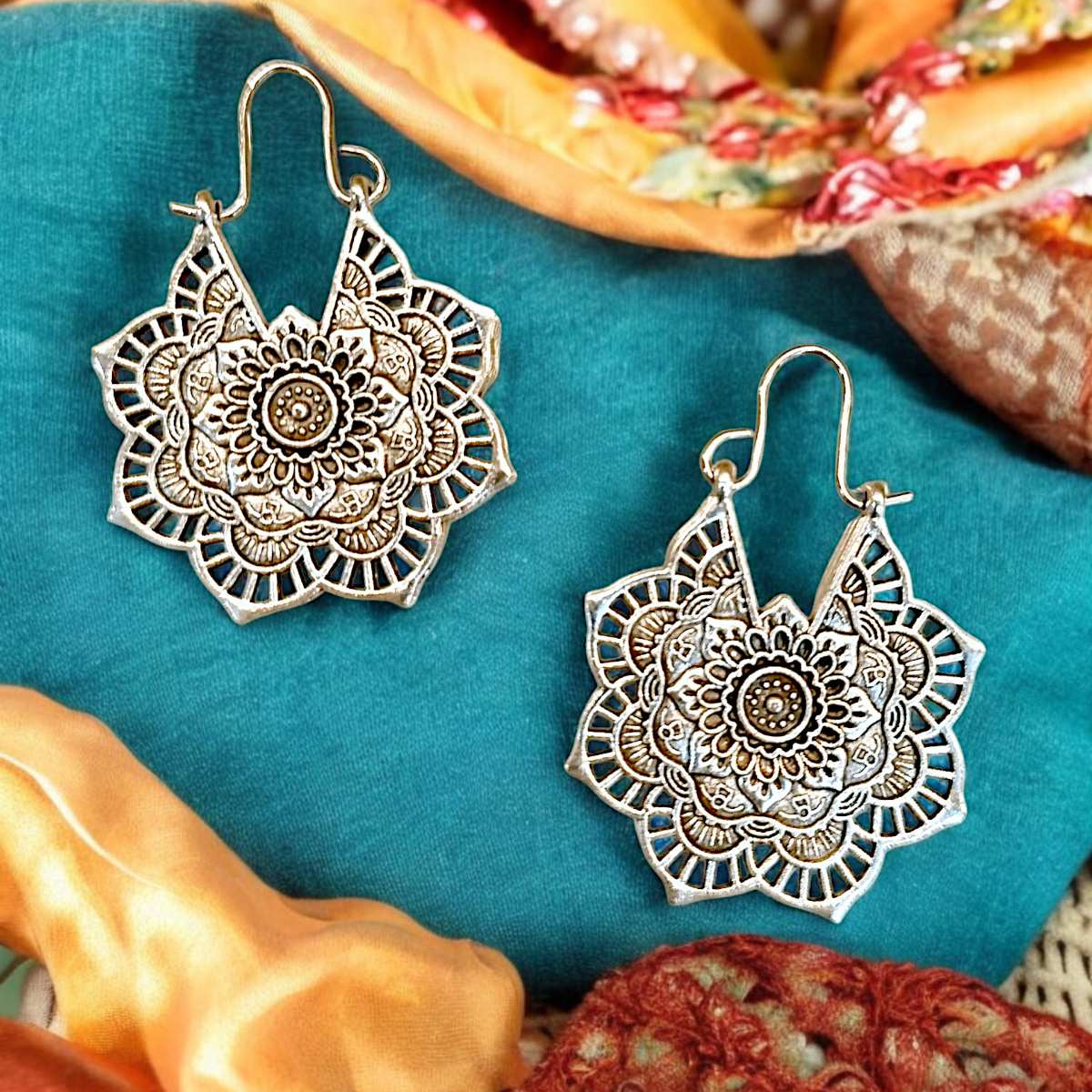 Boho Mandala Earrings