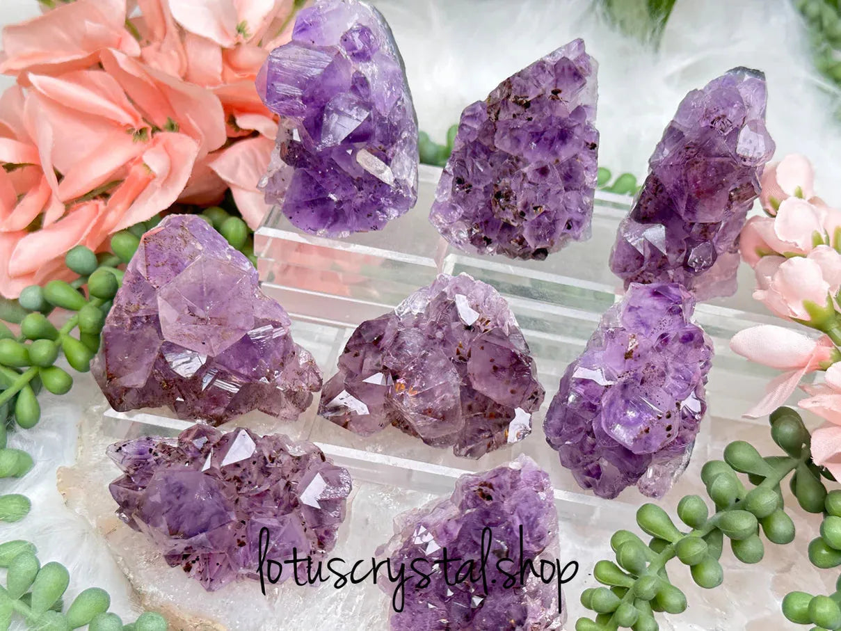 Αμέθυστος – Ακατέργαστα Κομμάτια (Clusters) 60-70g-Lotus Crystal