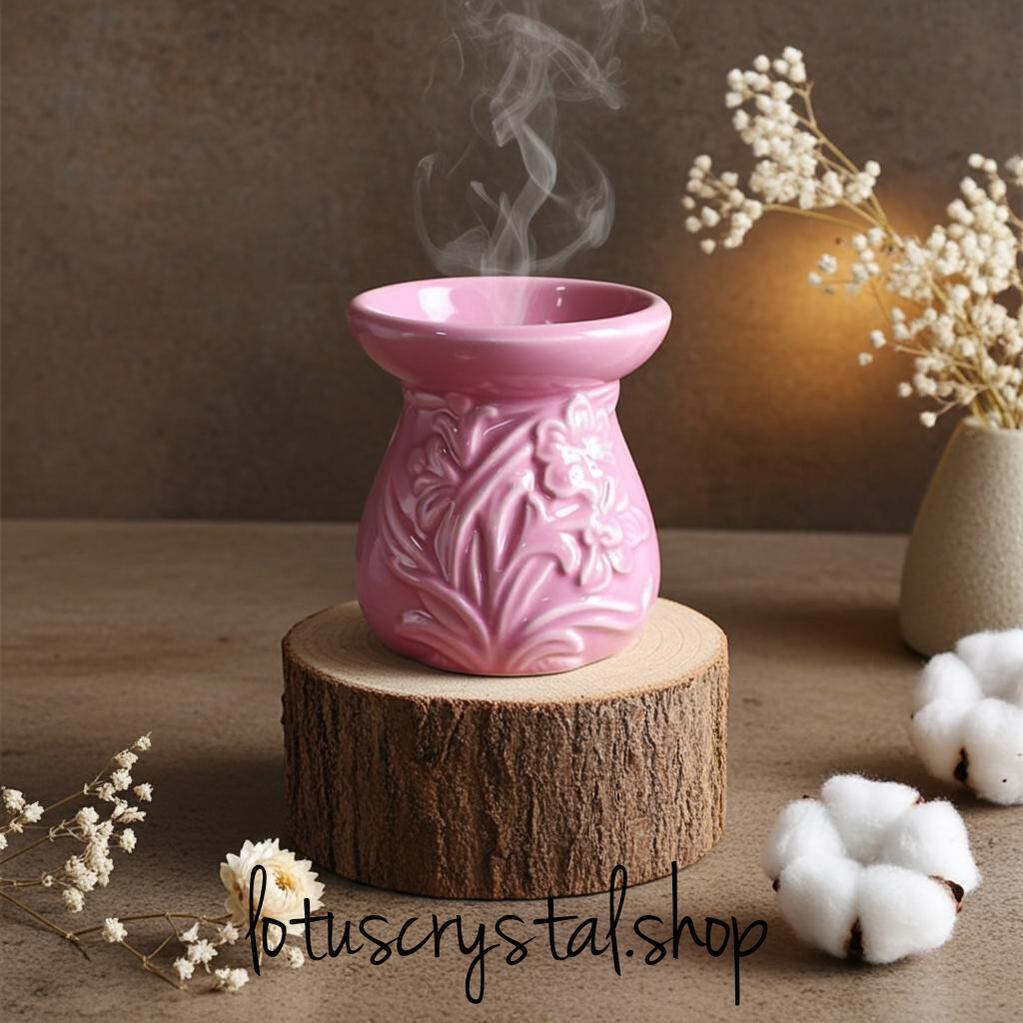 Aρωματοποιητής Ροζ με Λουλούδια-Lotus Crystal