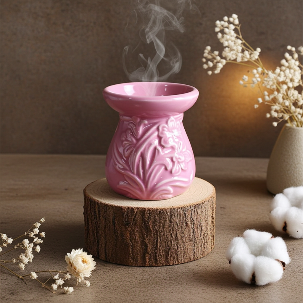 Aρωματοποιητής Ροζ με Λουλούδια-Lotus Crystal