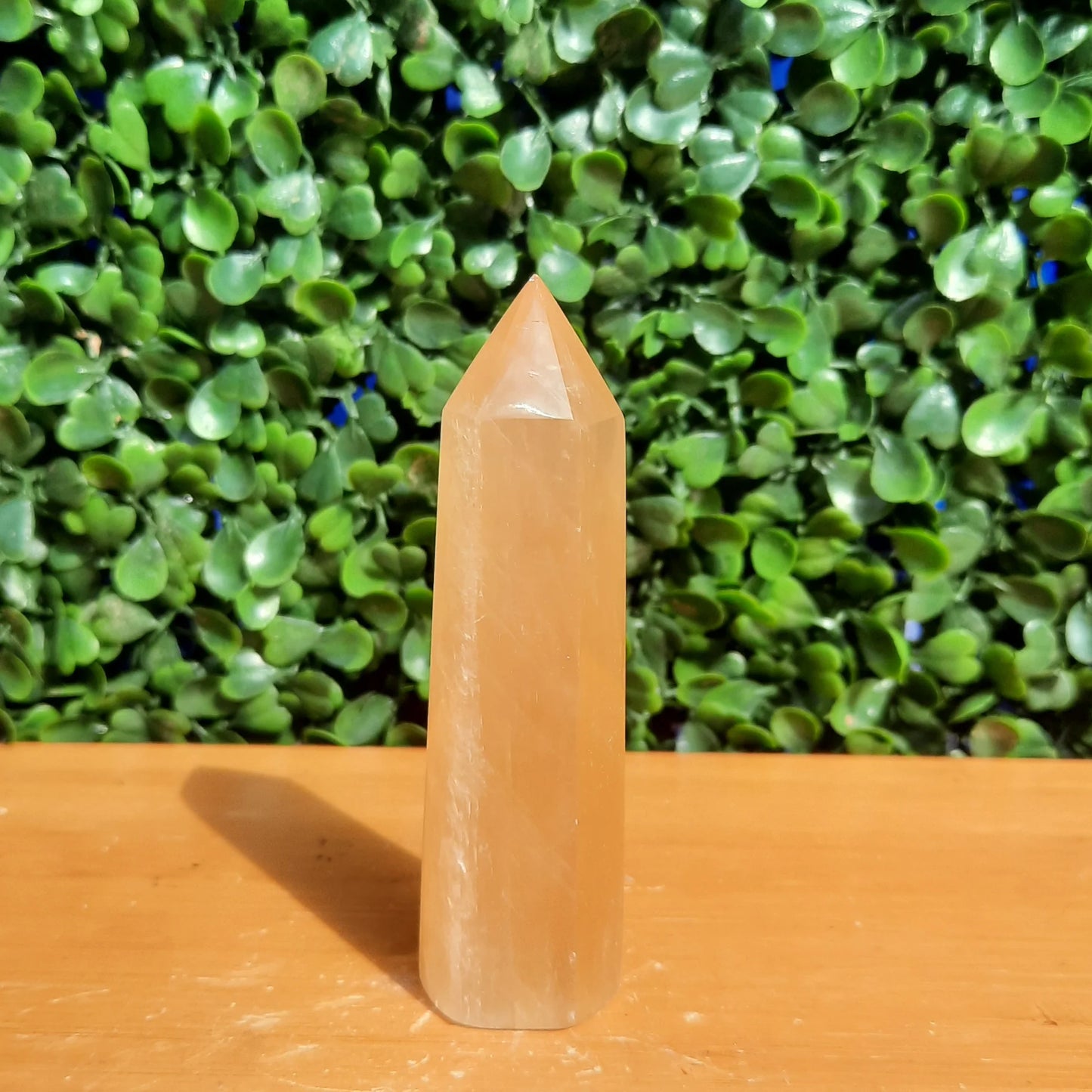 Honey Calcite Point
