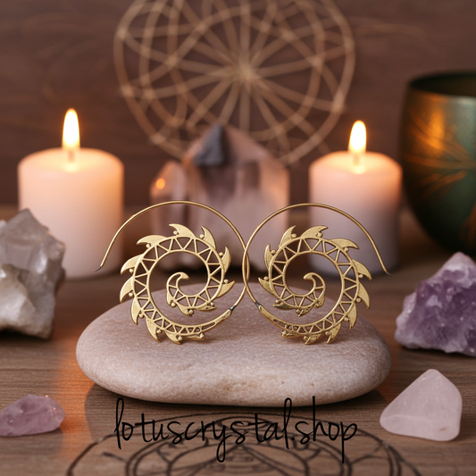 Σκουλαρίκια tribal Σπείρες