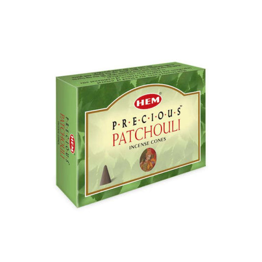 Αρωματικοί Κώνοι Πατσουλί-Lotus Crystal