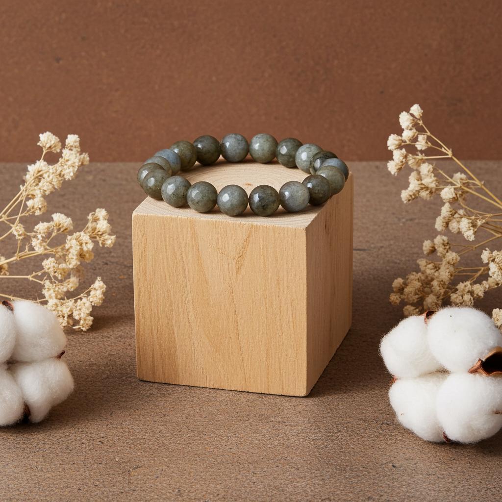 Βραχιόλι Λαβραδορίτη (Μεταμόρφωση & Προστασία) 8 mm.-Lotus Crystal