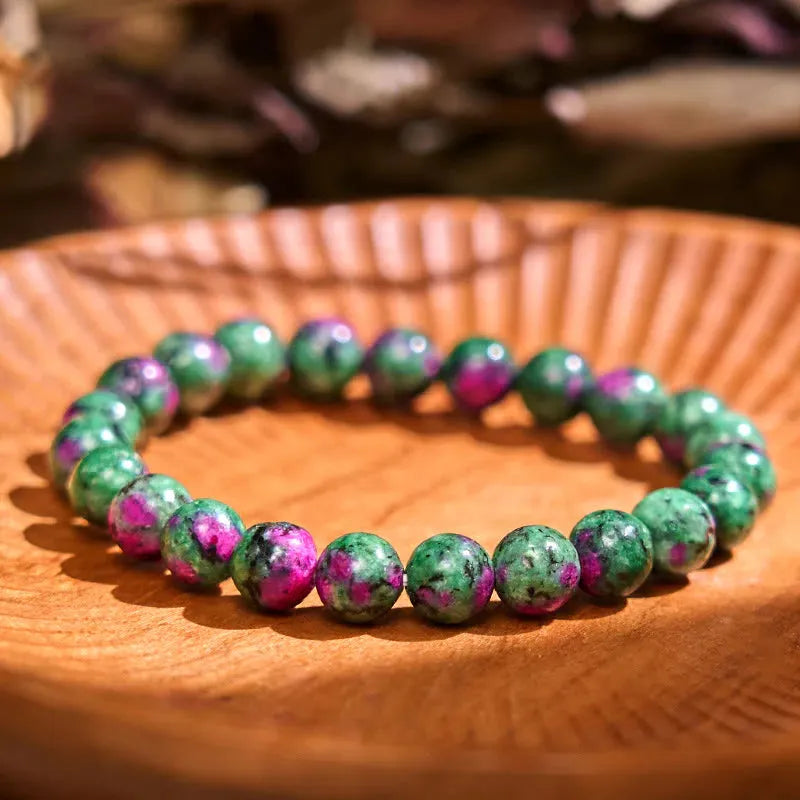 Ruby Zoisite Bracelet – Vitality, Passion &amp; Inner Harmony