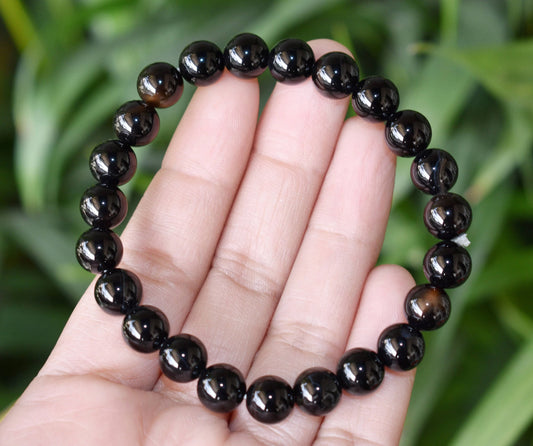 Βραχιόλι μαύρος όνυχας – Προστασία, δύναμη & αυτοπεποίθηση-Lotus Crystal