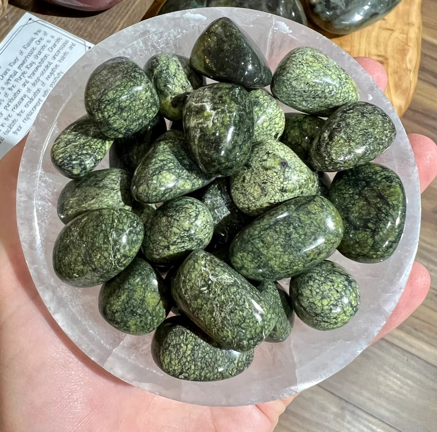 Βότσαλα Πράσινου Ίασπι (Green Jasper)
