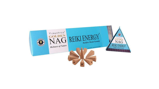 Golden Nag Reiki Energy Backflow-Lotus Crystal