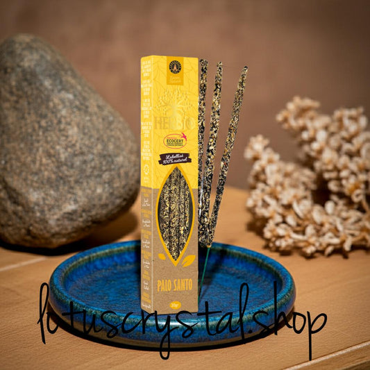 Handrolled organic Palo Santo Smudge sticks-Lotus Crystal