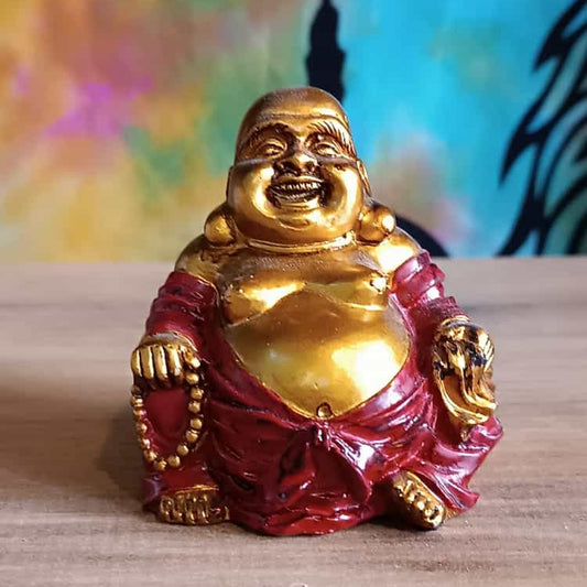 Χαμογελαστός Βούδας με Μάλα Διαλογισμού