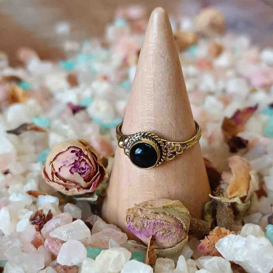 Handmade Ring with Amethyst