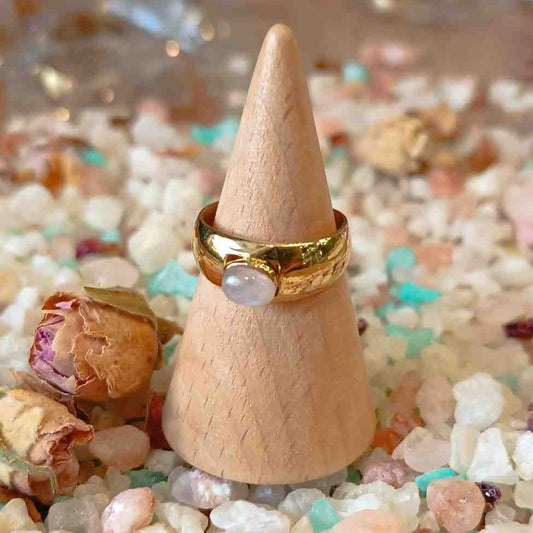 Handmade Ring with Amethyst