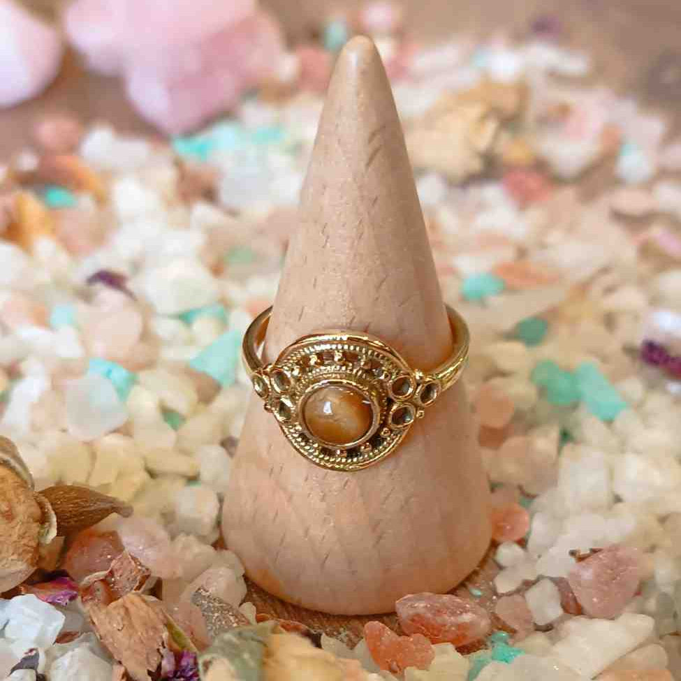 Handmade Ring with Amethyst