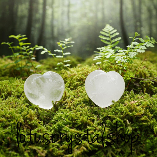 Καρδιά Λευκού Χαλαζία-Lotus Crystal