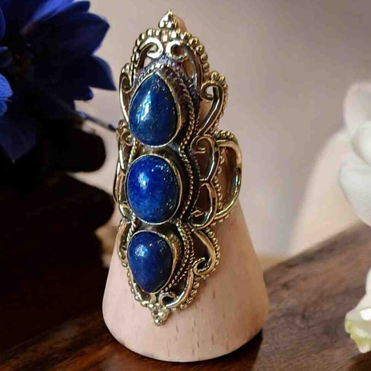 Handmade Ring with Amethyst