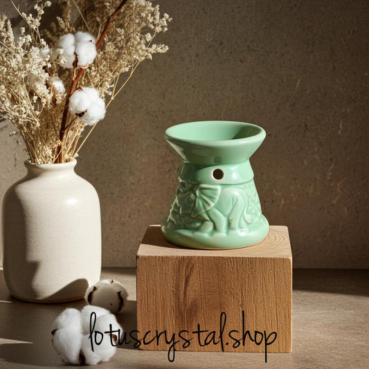 Aρωματοποιητής Πρασινος με Ελεφαντα-Lotus Crystal