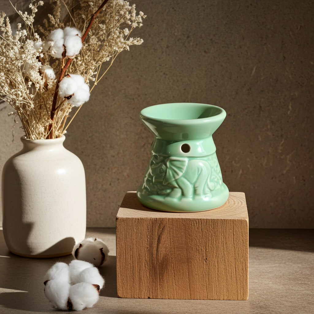 Aρωματοποιητής Πρασινος με Ελεφαντα-Lotus Crystal