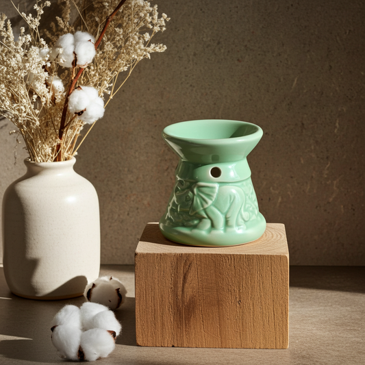Aρωματοποιητής Πρασινος με Ελεφαντα-Lotus Crystal