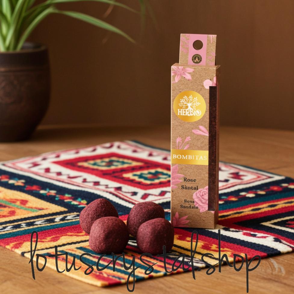 Rose Sandalwood Bombitos - Αγάπη-Lotus Crystal
