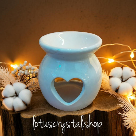 Αρωματοποιητής χρώματος Λευκό (Καρδιά)-Lotus Crystal