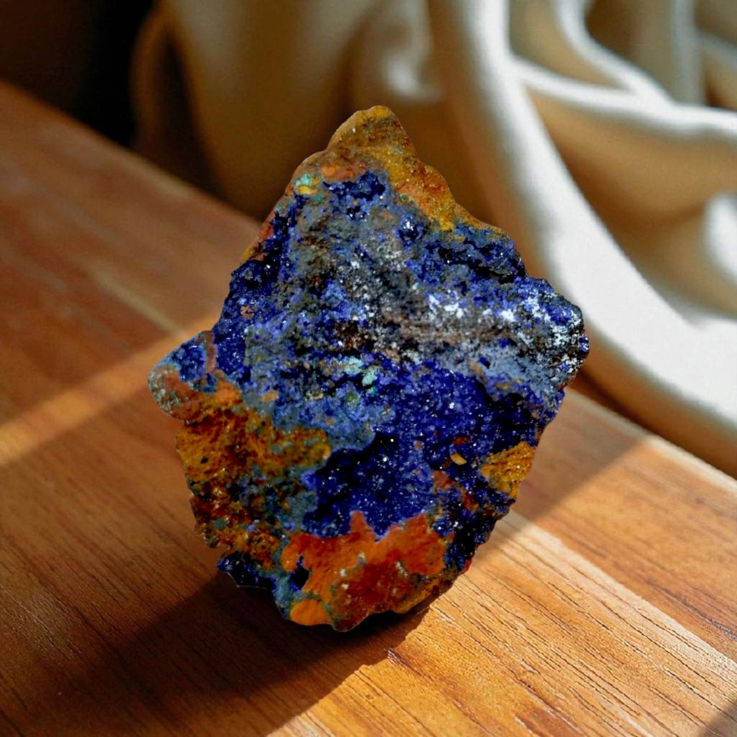Azurite with Malachite – Raw Piece 75g