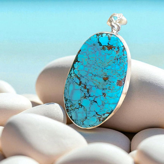 Handmade Turquoise Pendant Alpha Quality