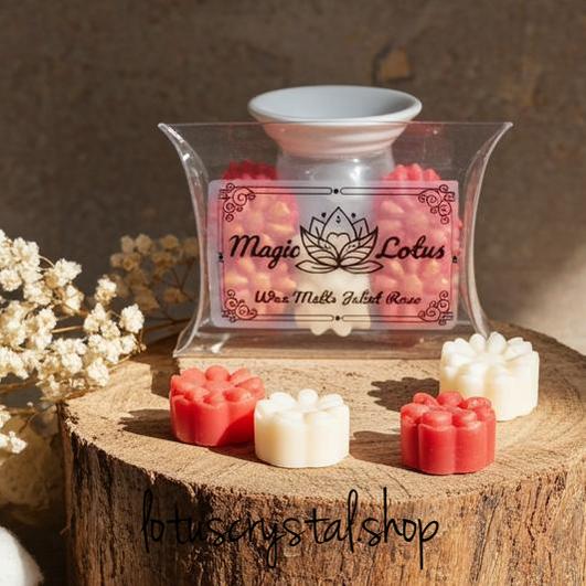 Wax Melts Juliette Rose ( Τριαντάφυλλο)-Lotus Crystal