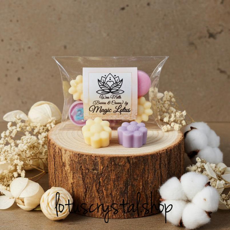 Wax Melts Μούρα & Κρέμα-Lotus Crystal