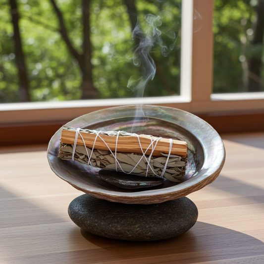 White sage & Palo Santo - 10cm-Lotus Crystal