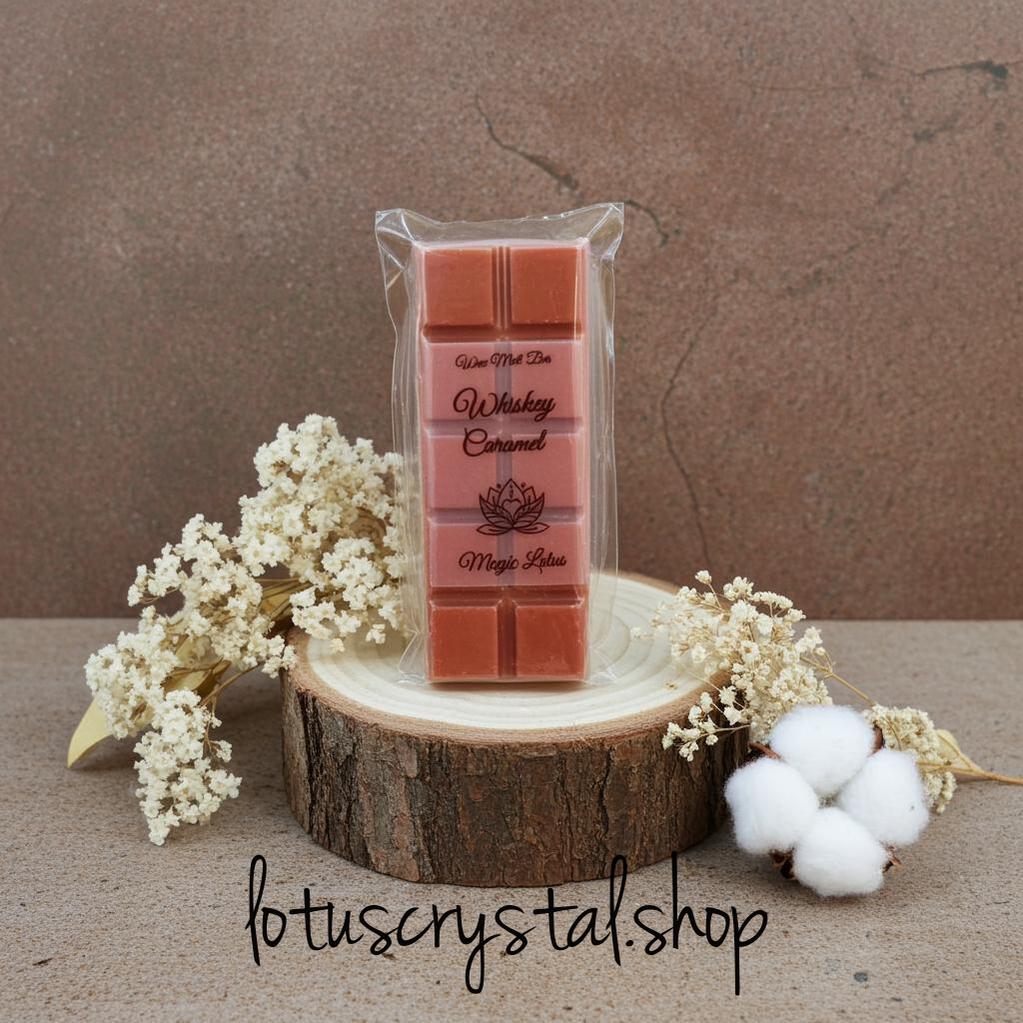 Wax Melt Bar Oυίσκι Kαραμέλα.-Lotus Crystal