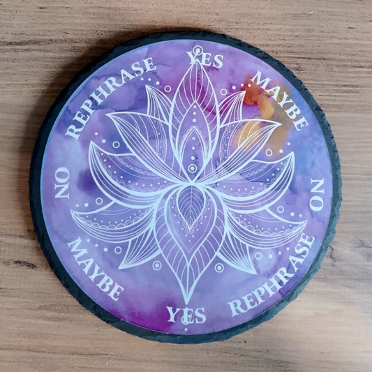 Table for Pendulum with Lotus Design