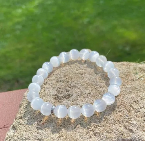 Selenite Bracelet – Purity, Purification &amp; Energy Protection