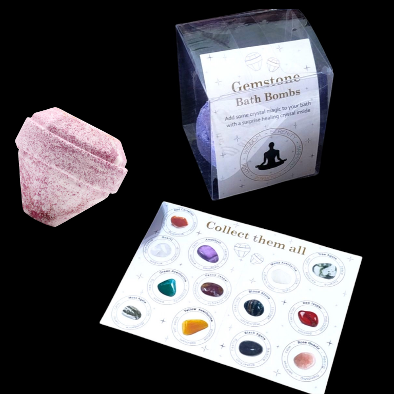 Bathbomb με Κρύσταλλο & Άρωμα Φρούτα του Δάσους