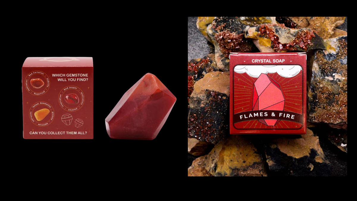 Crystal Elemental Soap — Fire (Φωτιά)
