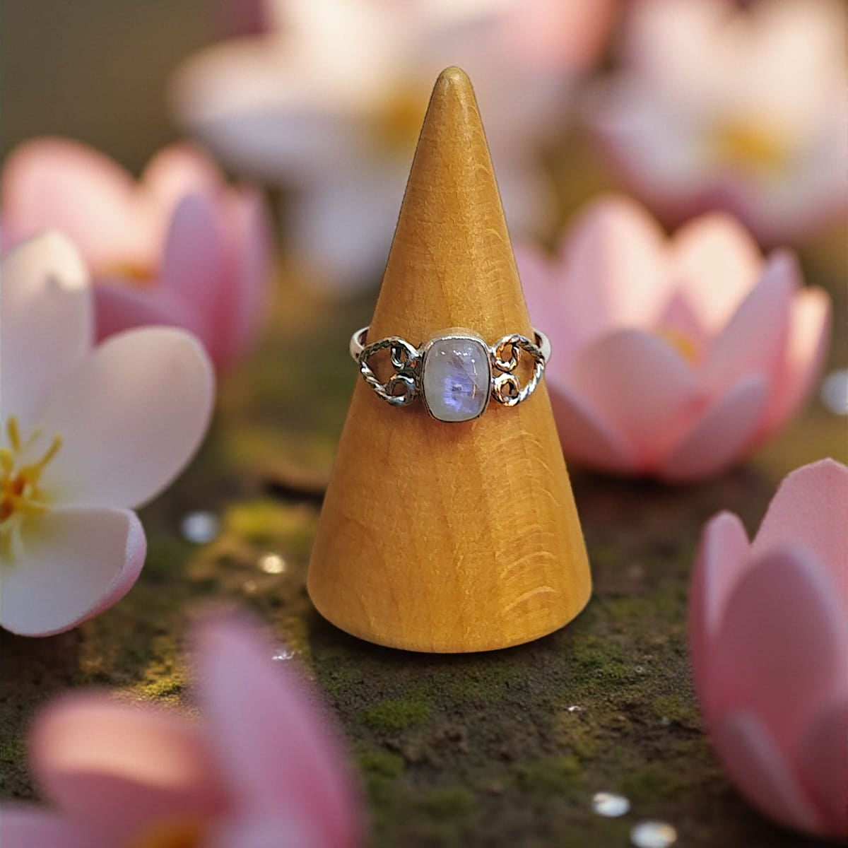 Moonstone Ring- Δαχτυλίδι με Φεγγαρόπετρα🌙