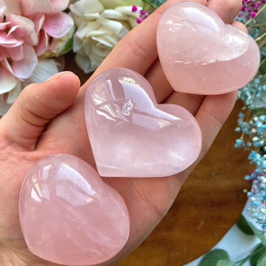 Καρδιά Ροζ Χαλαζία – Crystal Heart Pink Quartz