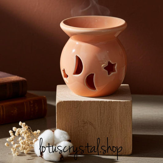 Αρωματοποιητής χρώματος Πορτοκαλί Sun & Moon-Lotus Crystal