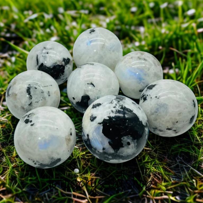 Σφαίρα Φεγγαρόπετρας AAA – διαίσθηση, θηλυκή ενέργεια & προστασία-Lotus Crystal