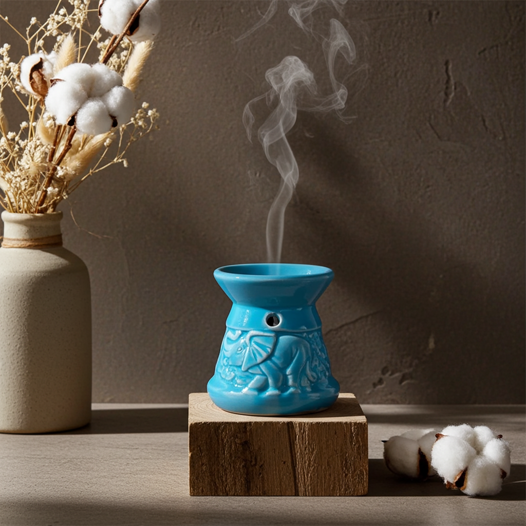 Aρωματοποιητής Μπλε με Ελεφαντα-Lotus Crystal