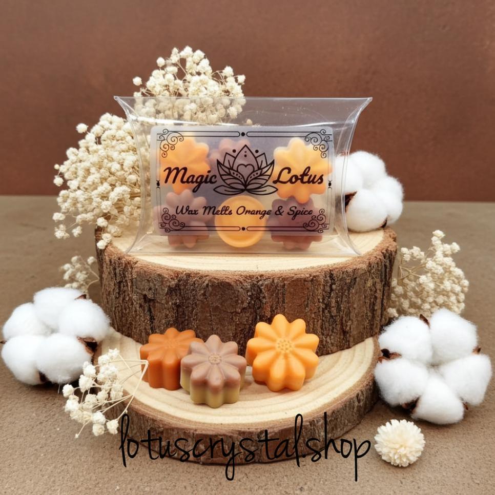 Wax Melts Πορτοκάλι Και Μπαχαρικά-Lotus Crystal